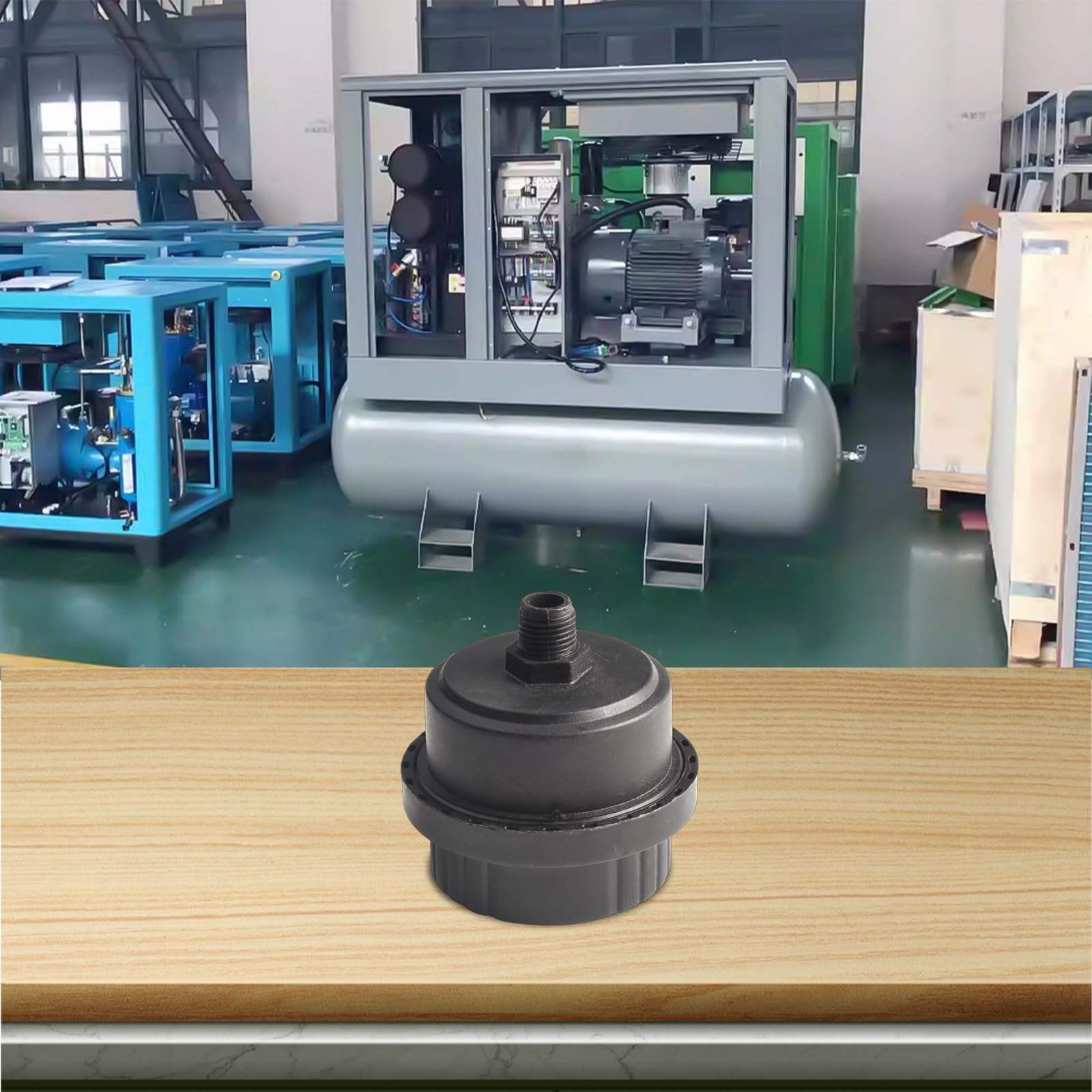 Essential Lufteinlassfilter für Kompressoren, passend für Standard-Gewindegrößen von 13 mm, 16 mm und 20 mm (13 mm) von KHIronHive
