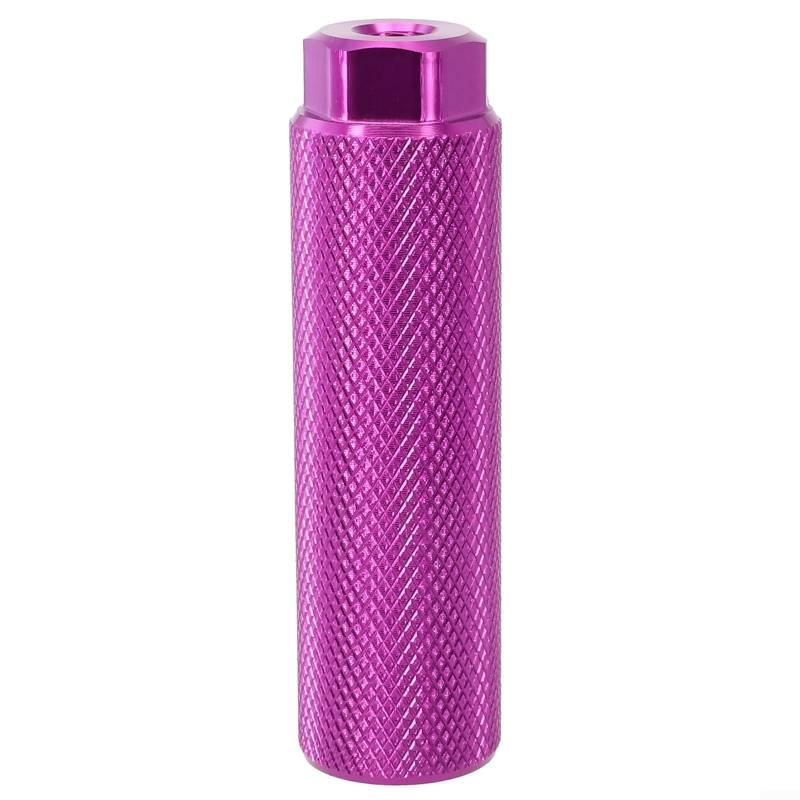 Fahrrad-Pegs aus Aluminiumlegierung für und Rennräder, 3/8-Zoll-Achsen (lila) von KHIronHive