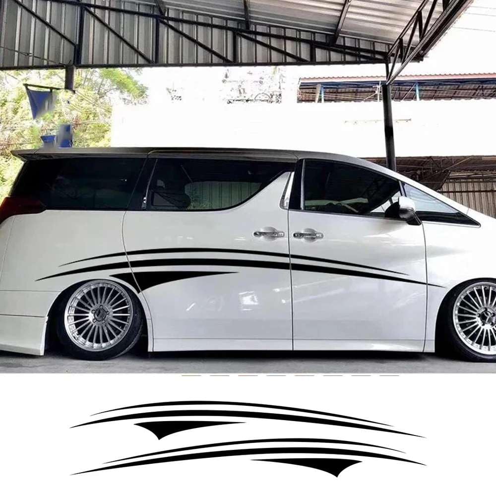 2 Stücke Van Tür Seite Aufkleber Grafik Streifen Kit Abdeckung Auto Karosserie Dekor Camper Auto Pferdekasten Wohnwagen Wohnmobil Vinyl Aufkleber Zubehör 2 Stücke Van Tür Seite Aufkleber Grafik Streifen Kit Abdeckung Auto Karosserie Dekor Camper Auto Pferdekasten Wohnwagen Wohnmobil Vinyl Aufkleber Zubehör von KHPGQIAS