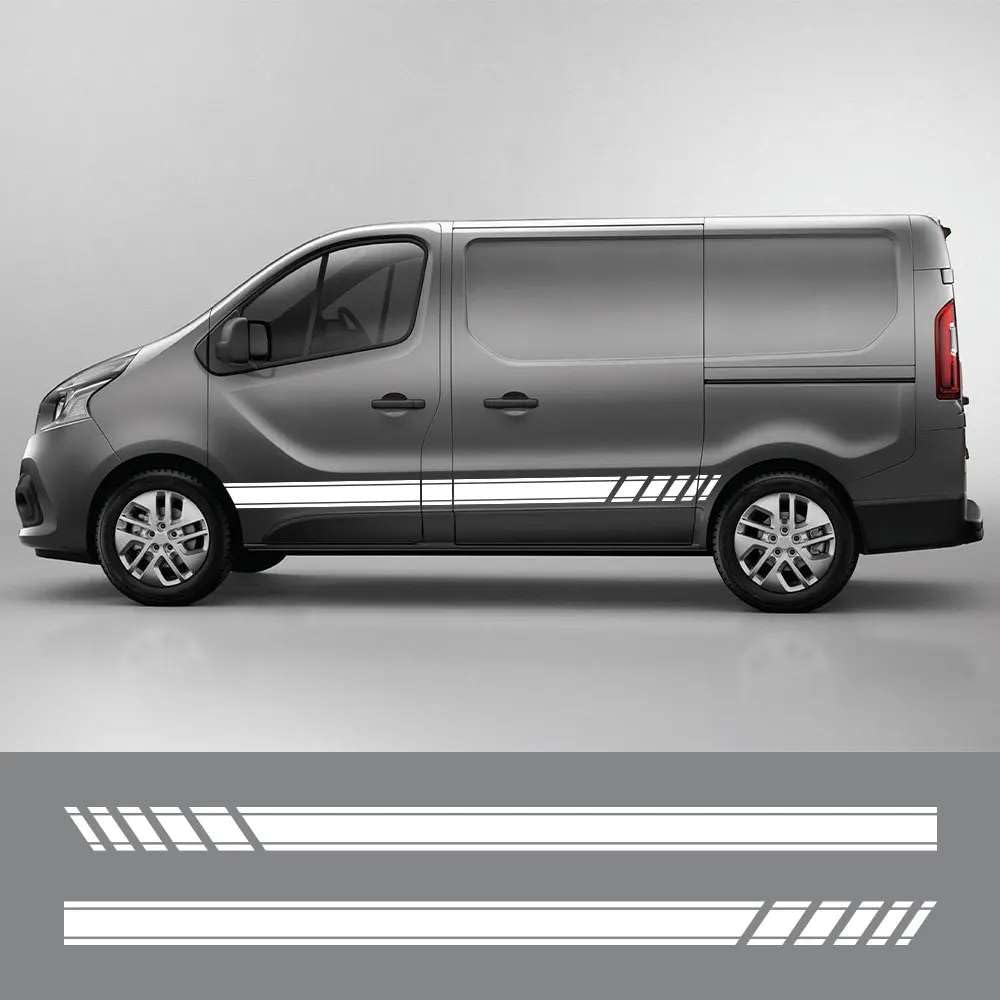 2PCS Auto Tür Aufkleber, für Renault Trafic 3 2, für Talento, für Nissan NV300 Vauxhall Vivaro Camper Van Vinyl Film Aufkleber Zubehör 2PCS Auto Tür Aufkleber, für Renault Trafic 3 2, für Talento, für Nissan NV300 Vauxhall Vivaro Camper Van Vinyl Film Aufkleber Zubehör von KHPGQIAS