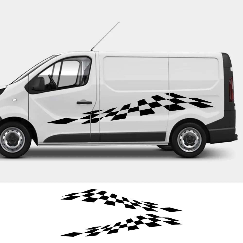 2PCS Auto Tür Seite Aufkleber, für Opel Vivaro Renault Trafic Grafik Camper Van Vinyl Film Aufkleber Tuning Zubehör 2PCS Auto Tür Seite Aufkleber, für Opel Vivaro Renault Trafic Grafik Camper Van Vinyl Film Aufkleber Tuning Zubehör von KHPGQIAS