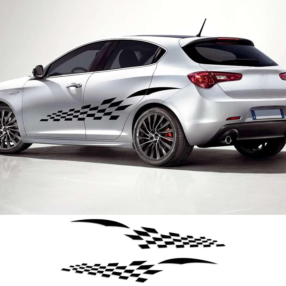 2PCS Auto Tür Seite Aufkleber Racing Sport Styling Streifen Grafik Automobil Vinyl Film Dekor Aufkleber Auto SUV Tuning Zubehör 2PCS Auto Tür Seite Aufkleber Racing Sport Styling Streifen Grafik Automobil Vinyl Film Dekor Aufkleber Auto SUV Tuning Zubehör von KHPGQIAS