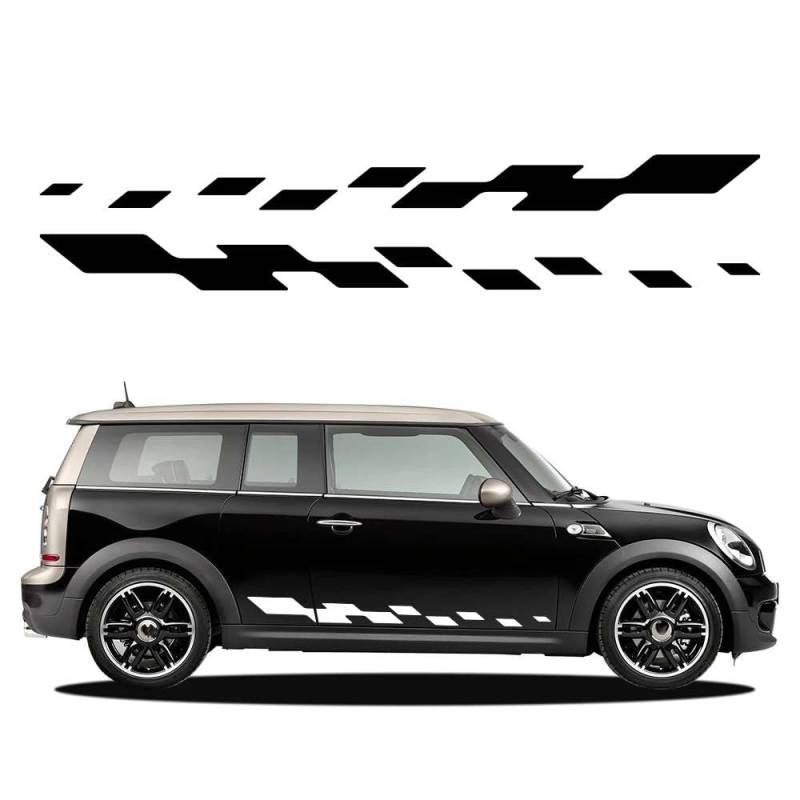Auto Aufkleber Grafik Racing Sport DIY Dekor Aufkleber Tuning Zubehör, für Mini Cooper S One JCW F56 F55 R55 R56 R60 F60 R61 F54 von KHPGQIAS