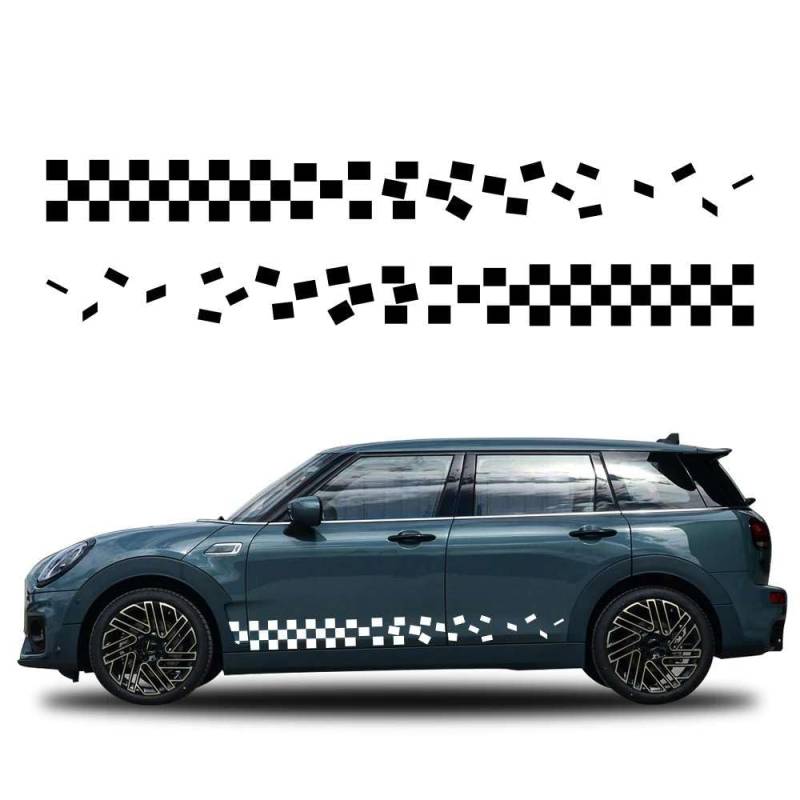 Auto Aufkleber Grafik Racing Sport Dekor Aufkleber Universal, für MINI Cooper S R55 R56 R60 F55 F56 F60 F54 R61 Auto Zubehör Teile von KHPGQIAS