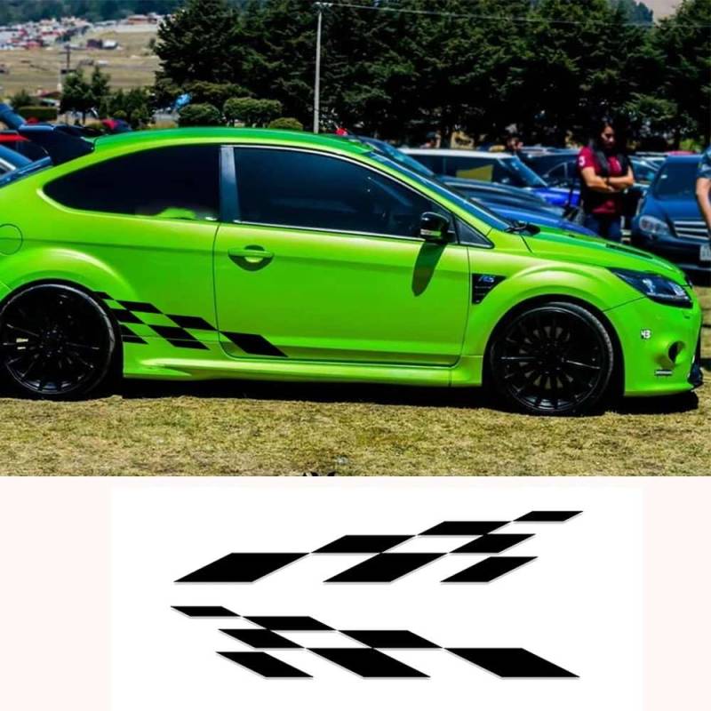 Auto Beide Seite Aufkleber DIY Racing Sport Styling Vinyl Aufkleber Grafik Dekor Aufkleber, für Audi, für Hyundai, für Nissan, für Subaru, für Ford, für Mini von KHPGQIAS