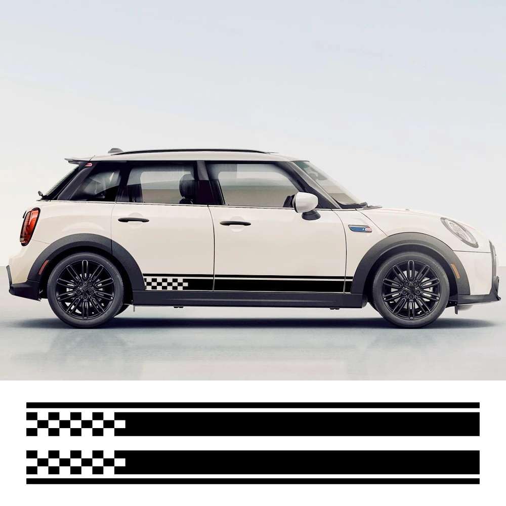Auto Seite Aufkleber Streifen DIY Vinyl Seite Körper Aufkleber, für MINI Cooper S One JCW F56 F55 F60 R56 R60 R61 R56 F54 Racing Dekoration Auto Seite Aufkleber Streifen DIY Vinyl Seite Körper Aufkleber, für MINI Cooper S One JCW F56 F55 F60 R56 R60 R61 R56 F54 Racing Dekoration von KHPGQIAS