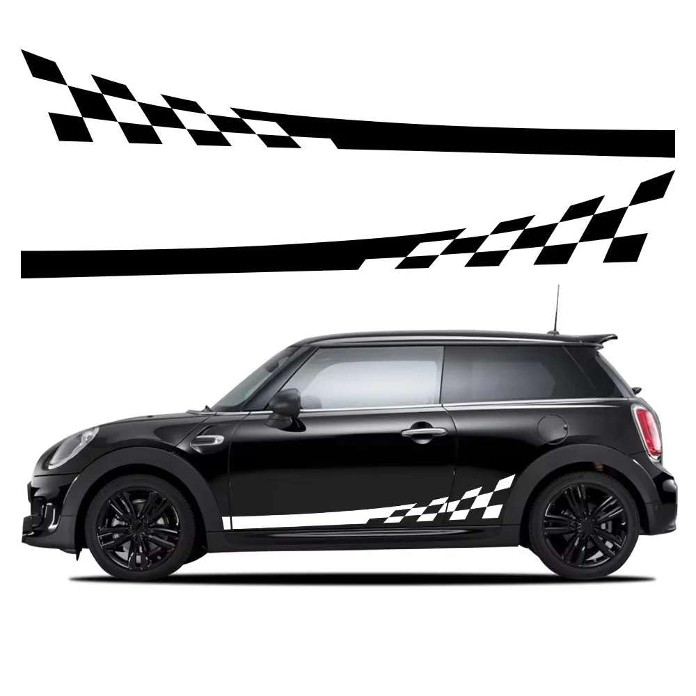 Auto Tür Seite Aufkleber, für MINI Cooper S JCW R55 R56 F55 F56 R60 F60 R61 F54 One D Works Grafik Racing Sport DIY Dekor Aufkleber Auto Tür Seite Aufkleber, für MINI Cooper S JCW R55 R56 F55 F56 R60 F60 R61 F54 One D Works Grafik Racing Sport DIY Dekor Aufkleber von KHPGQIAS