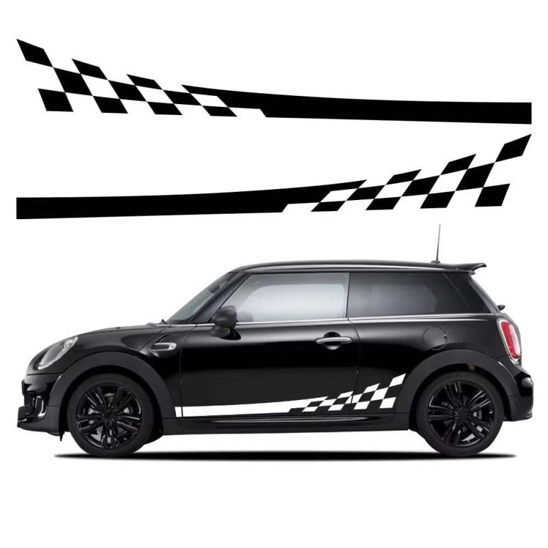 Auto Tür Seite Aufkleber, für MINI Cooper S JCW R55 R56 F55 F56 R60 F60 R61 F54 One D Works Grafik Racing Sport DIY Dekor Aufkleber von KHPGQIAS