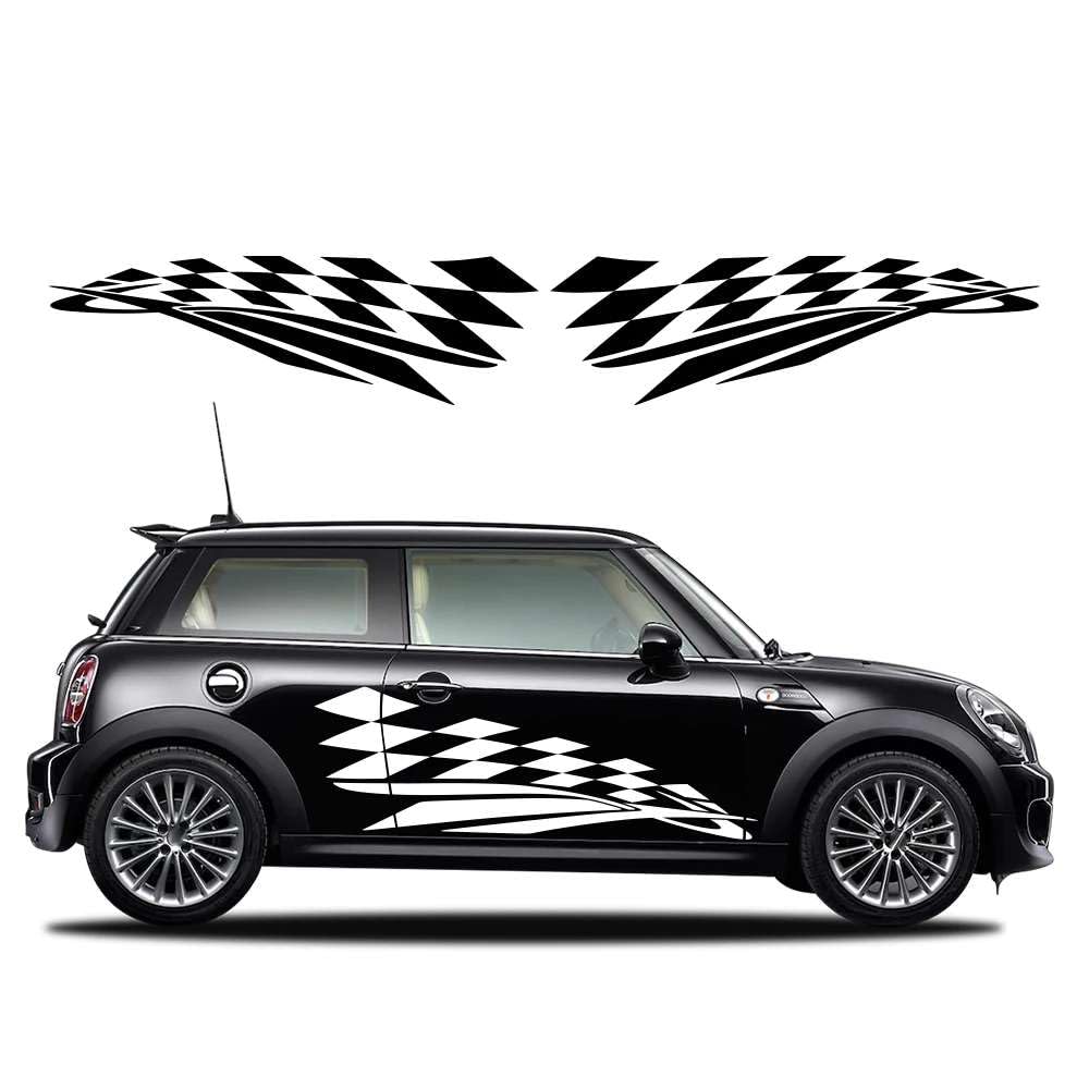 Auto Tür Seite Aufkleber Dekor Aufkleber Auto Racing Sport Zubehör Universal, für MINI Cooper S R55 R56 R60 F55 F56 F60 F54 R61 Auto Tür Seite Aufkleber Dekor Aufkleber Auto Racing Sport Zubehör Universal, für MINI Cooper S R55 R56 R60 F55 F56 F60 F54 R61 von KHPGQIAS