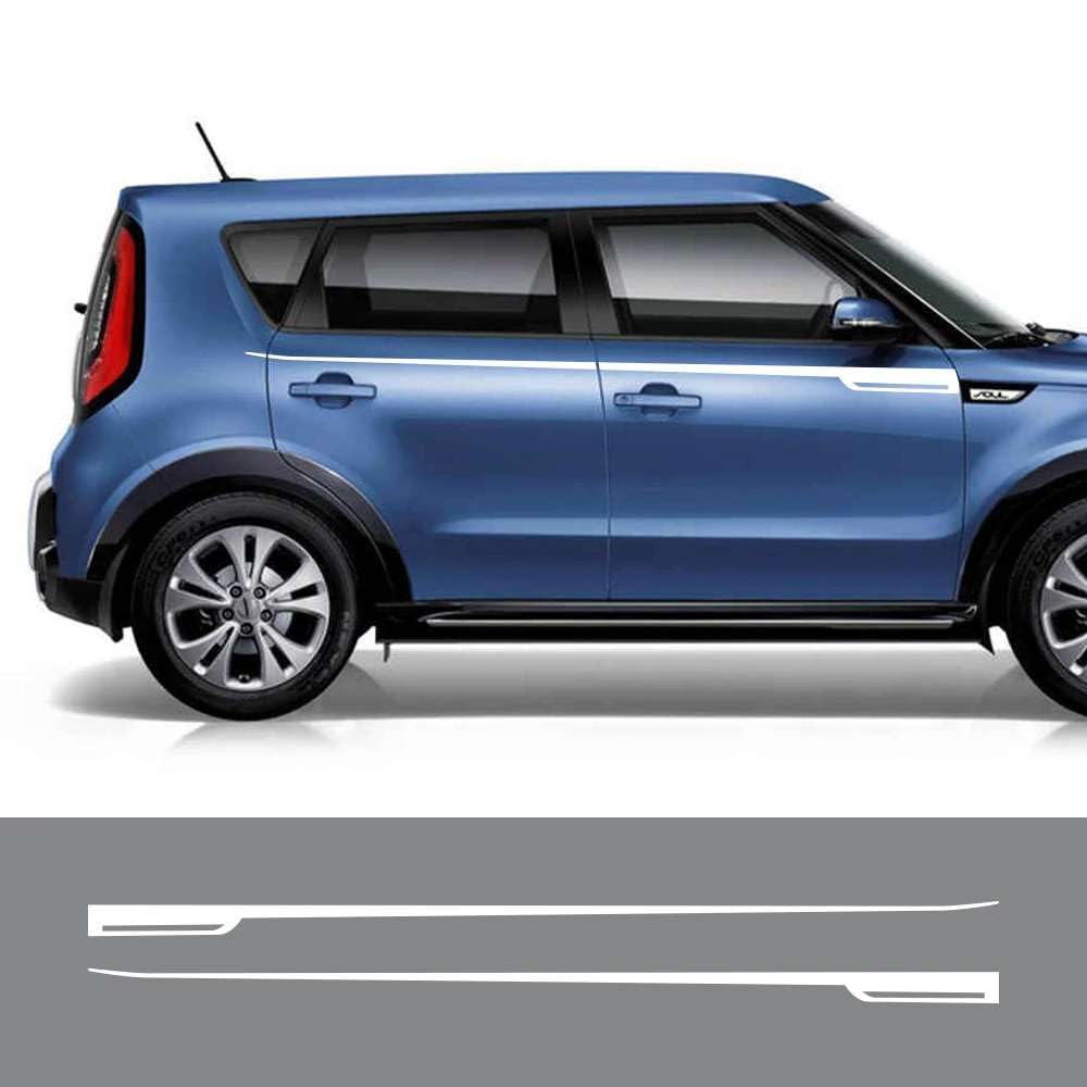Dekor Aufkleber Auto Tuning Zubehör Auto Seite Taille Linie Aufkleber, für Kia Soul 1 2 3 Sk3 EV Streifen Grafik Styling Vinyl Film Dekor Aufkleber Auto Tuning Zubehör Auto Seite Taille Linie Aufkleber, für Kia Soul 1 2 3 Sk3 EV Streifen Grafik Styling Vinyl Film von KHPGQIAS