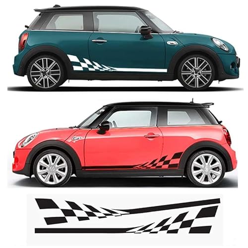 Seitenschweller Karosserie Auto Aufkleber Aufkleber, für MINI Cooper S One JCW Countryman Clubman F54 F55 F56 F60 R55 R56 R60 R61 Autozubehör von KHPGQIAS