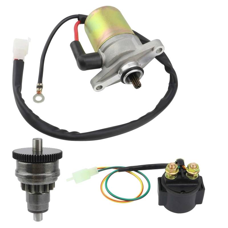 Starterrelais for GY6 47cc 49cc 50cc 60cc 80cc 100cc 4-Takt 139QMB 139QMA 147QMD ATV Roller Moped von KHPGQIAS