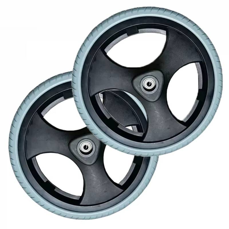 12" 16" Hinterrad-Rollstuhlräder-Montage, Hinterrad-Ersatz für manuelle Rollstühle, Gehstühle, Gehhilfen, rutschfeste Räder von KHYTEBV