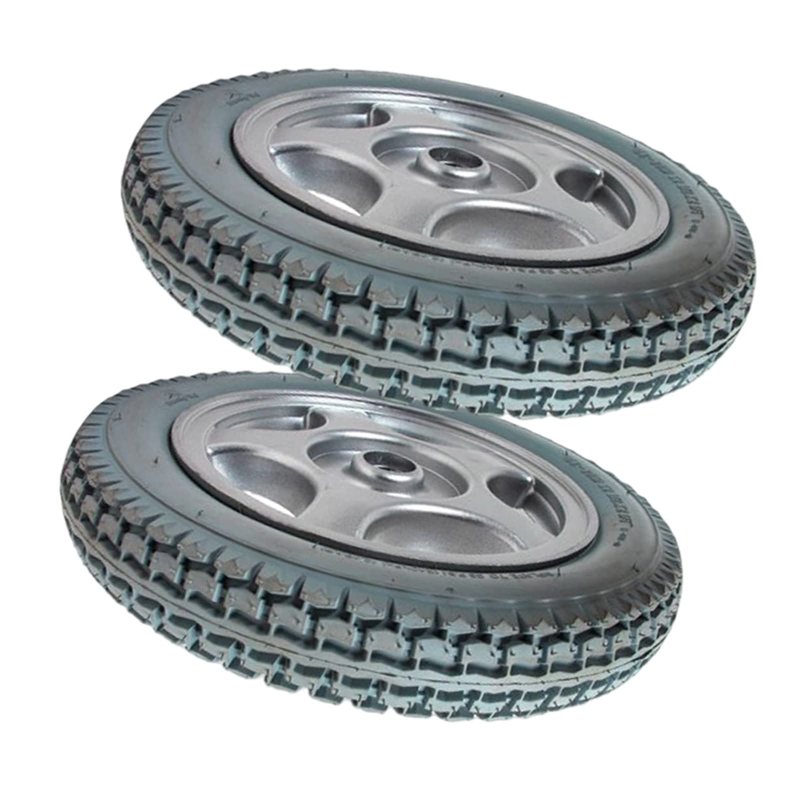 12-Zoll-Aluminium-Ersatzräder für Elektrorollstühle, Rollstuhl-Hinterrad, nicht pneumatischer Vollreifen, universelles All-Terrain-Lenkrad 12-Zoll-Aluminium-Ersatzräder für Elektrorollstühle, Rollstuhl-Hinterrad, nicht pneumatischer Vollreifen, universelles All-Terrain-Lenkrad von KHYTEBV