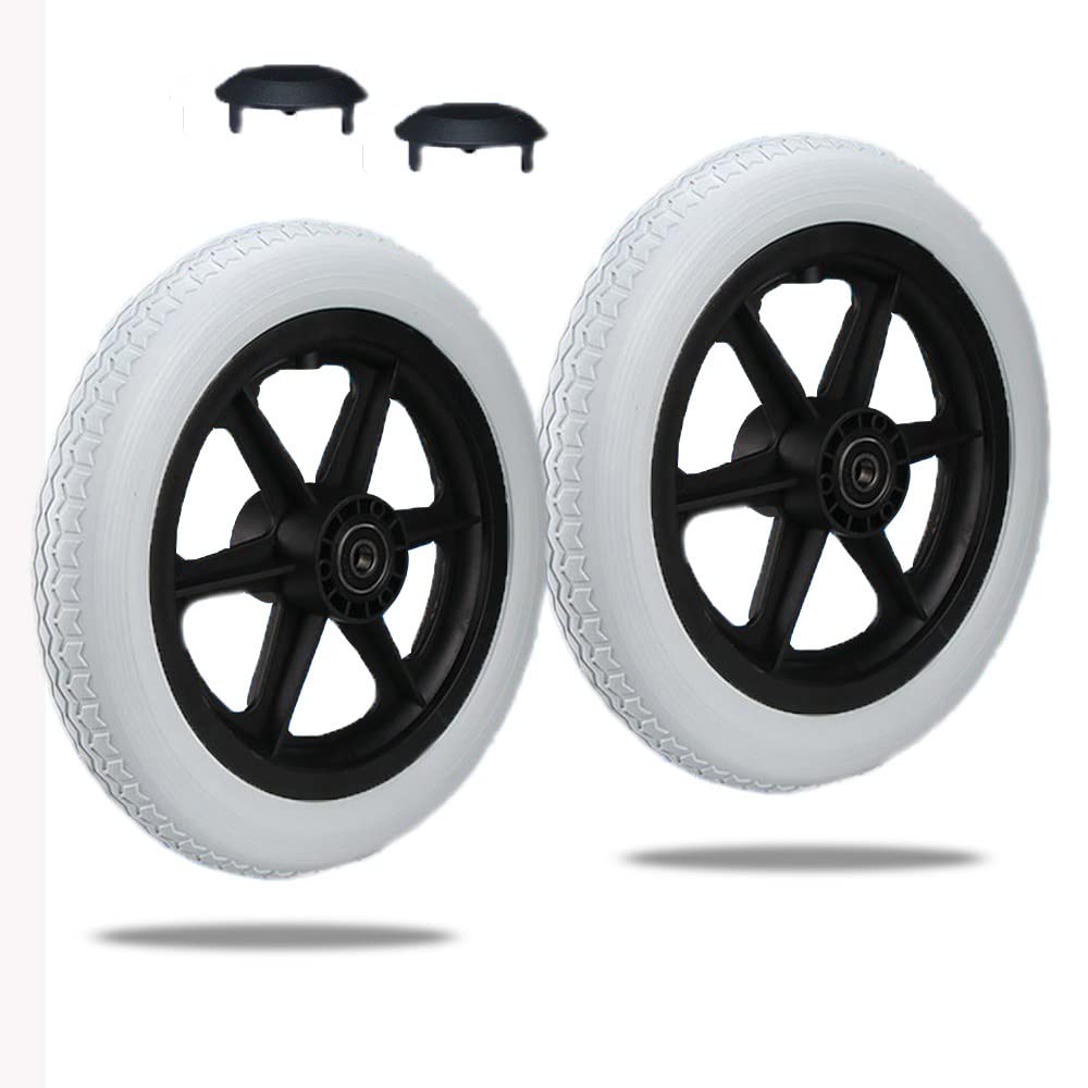 12-Zoll-Rollstuhlrollen, Ersatzräder für manuelle Rollstühle, Vollreifen für das Hinterrad des Rollstuhls, Zubehör für Rollstuhlrollen für viele 12-Zoll-Rollstuhlrollen, Ersatzräder für manuelle Rollstühle, Vollreifen für das Hinterrad des Rollstuhls, Zubehör für Rollstuhlrollen für viele von KHYTEBV