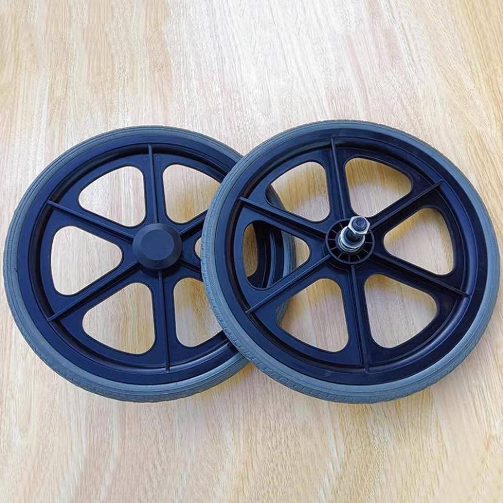 16-Zoll-Vollreifen, manuelle Hinterrad-Lenkvorrichtung für Rollstühle, Ersatzteile für Rollstuhlräder, nicht aufblasbare Rollstuhlräder ersetzen 16-Zoll-Vollreifen, manuelle Hinterrad-Lenkvorrichtung für Rollstühle, Ersatzteile für Rollstuhlräder, nicht aufblasbare Rollstuhlräder ersetzen von KHYTEBV