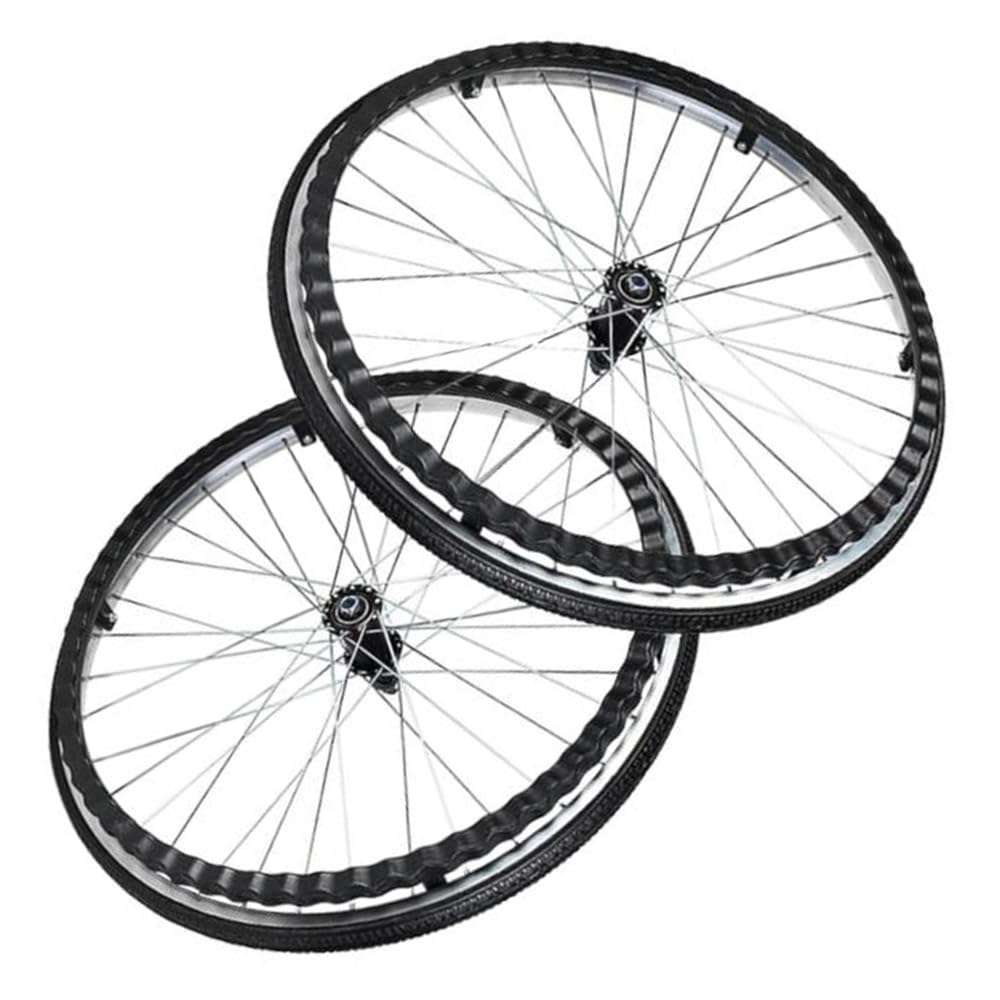 24-Zoll-Hinterrad für manuelle Rollstühle, Ersatzteile für Rollstuhlräder, Vollreifen ohne Luft, 24 x 1 3/8 Zubehör für Hinterräder von Rollstühlen 24-Zoll-Hinterrad für manuelle Rollstühle, Ersatzteile für Rollstuhlräder, Vollreifen ohne Luft, 24 x 1 3/8 Zubehör für Hinterräder von Rollstühlen von KHYTEBV