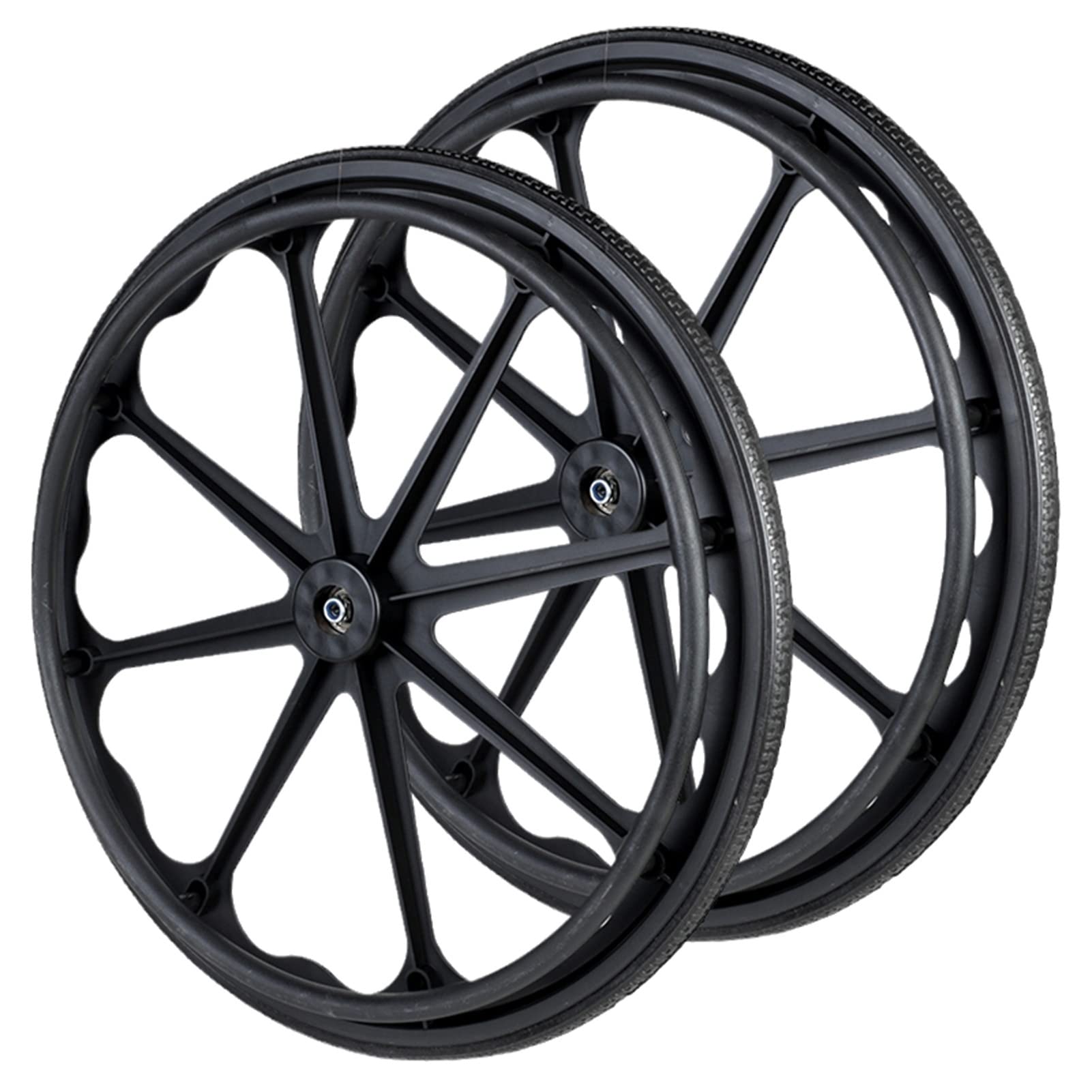 24-Zoll-Rollstuhl-Hinterrad, Ersatz für Vollrad für Behinderte, Gehwagen für ältere Menschen im Gesundheitswesen, 1/2-Zoll-Beari 24-Zoll-Rollstuhl-Hinterrad, Ersatz für Vollrad für Behinderte, Gehwagen für ältere Menschen im Gesundheitswesen, 1/2-Zoll-Beari von KHYTEBV