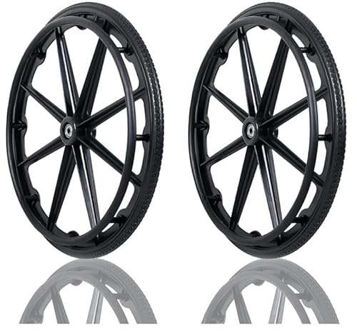 24 Zoll Rollstuhl-Hinterräder Solide Rollstuhl-Ersatzräder Manuelles Rollstuhl-Hinterrad-Zubehör 24 Zoll Rollstuhl-Hinterräder Solide Rollstuhl-Ersatzräder Manuelles Rollstuhl-Hinterrad-Zubehör von KHYTEBV