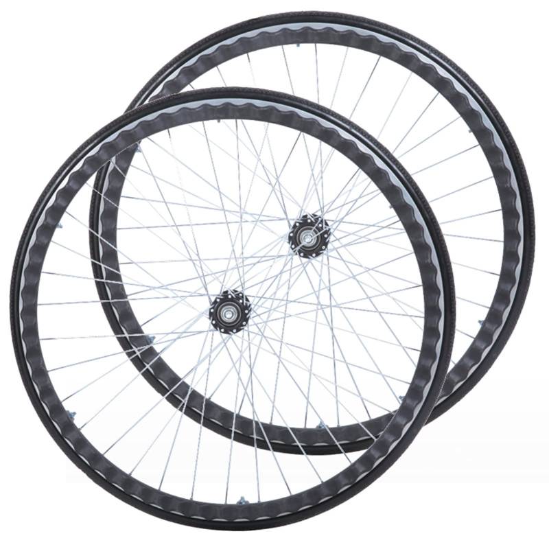 24-Zoll-Rollstuhlräder, Hinterräder als Ersatz für ältere Menschen und Behinderte, Aluminium, rutschfeste und verschleißfeste Lenkrollen, große Räder, 2 P von KHYTEBV