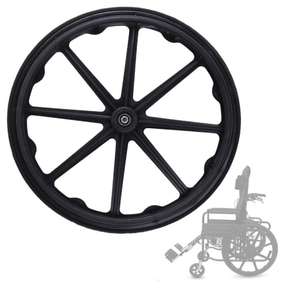Ersatz-Rollstuhlräder, Rollstuhl-Lenkrollen 24-Zoll-Rollstuhl-Lenkrollen, manuelle Rollstuhl-Ersatzräder, Nylon-Rollstuhl R Ersatz-Rollstuhlräder, Rollstuhl-Lenkrollen 24-Zoll-Rollstuhl-Lenkrollen, manuelle Rollstuhl-Ersatzräder, Nylon-Rollstuhl R von KHYTEBV