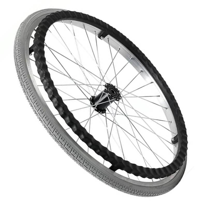 Ersatz-Rollstuhlräder,Rollstuhl-Lenkrollen,Rollstuhl-Ersatzräder 22x 1 3/8,Manuelles Rollstuhl-Ersatz-Hinterrad,Nicht- von KHYTEBV