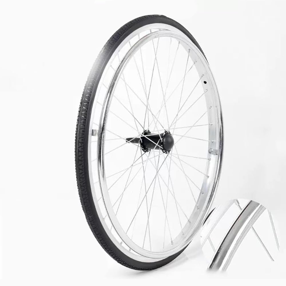 Ersatzteile für das Hinterrad des Rollstuhls, pannensicheres 24-Zoll-Rollstuhl-Lenkrad, manuelles Rollstuhl-Ersatzrad für behinderte alte Menschen Ersatzteile für das Hinterrad des Rollstuhls, pannensicheres 24-Zoll-Rollstuhl-Lenkrad, manuelles Rollstuhl-Ersatzrad für behinderte alte Menschen von KHYTEBV