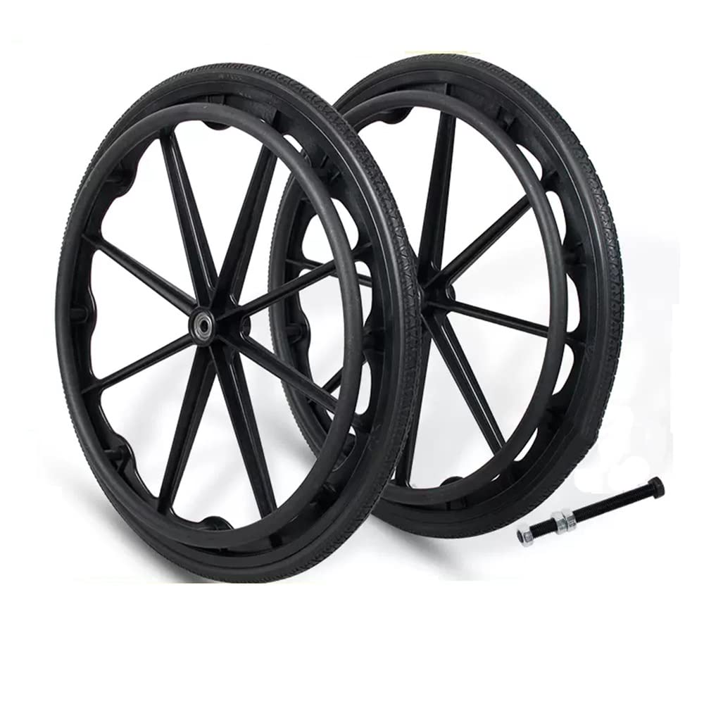Hinterräder für Rollstühle, 24-Zoll-Hinterräder für Rollstühle, solide Ersatzräder, leichter Rollstuhlreifen für Behinderte/ältere Menschen Hinterräder für Rollstühle, 24-Zoll-Hinterräder für Rollstühle, solide Ersatzräder, leichter Rollstuhlreifen für Behinderte/ältere Menschen von KHYTEBV
