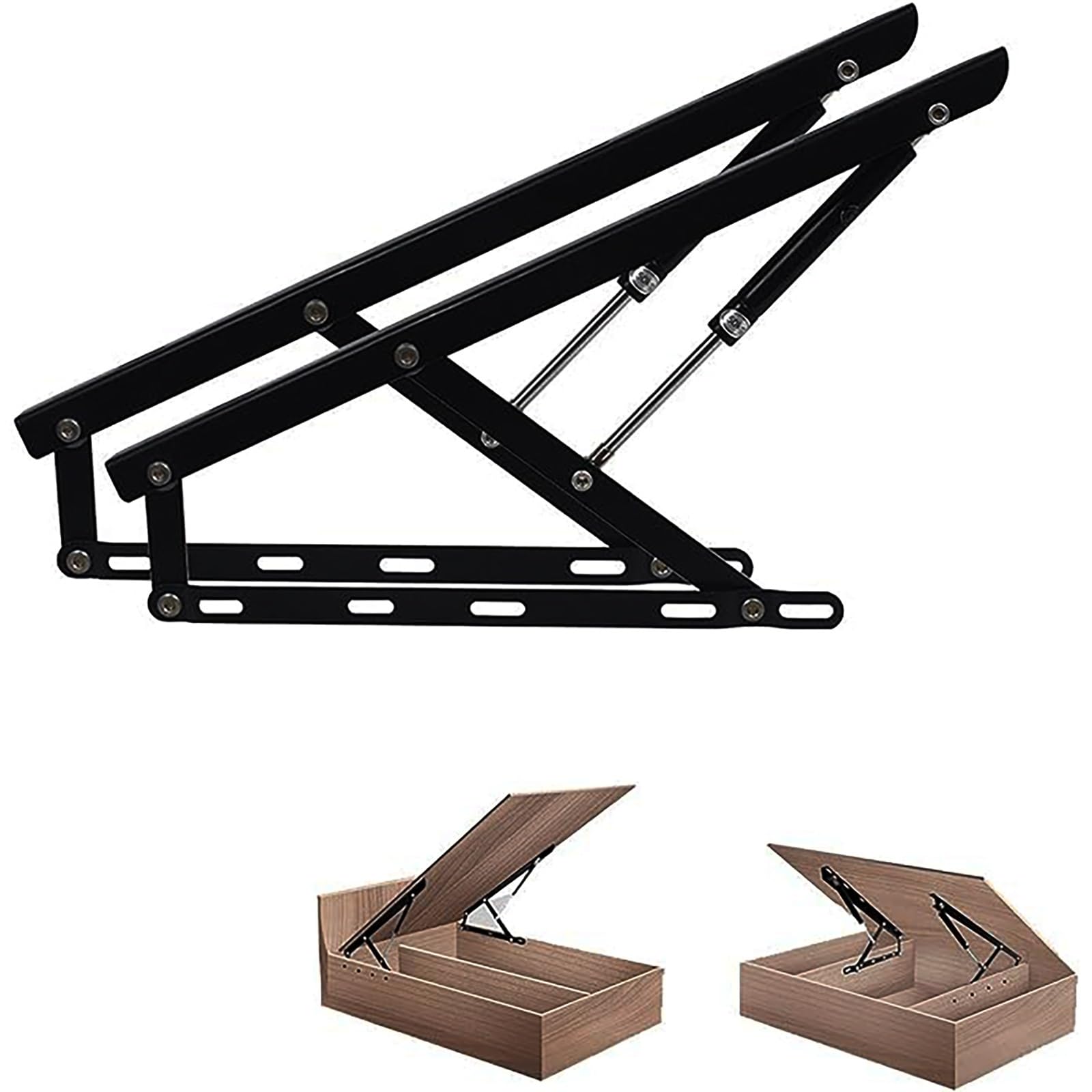 Hydraulischer Bettheber, Klappbett-Hebemechanismus, Gasfeder-Bett-Lagerhebesatz, Hochleistungs-Bett-Boxspringscharniere, Gasdruckfeder-Hebeunterstützung Pn Hydraulischer Bettheber, Klappbett-Hebemechanismus, Gasfeder-Bett-Lagerhebesatz, Hochleistungs-Bett-Boxspringscharniere, Gasdruckfeder-Hebeunterstützung Pn von KHYTEBV
