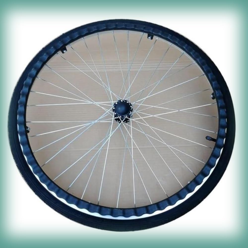 Manuelle Rollstuhlrolle, 22" 24" Hinterräder für Rollstühle, rutschfestes Polyurethanrad, universelles Zubehör für Rollstuhl-Hinterräder, Aluminium Manuelle Rollstuhlrolle, 22" 24" Hinterräder für Rollstühle, rutschfestes Polyurethanrad, universelles Zubehör für Rollstuhl-Hinterräder, Aluminium von KHYTEBV
