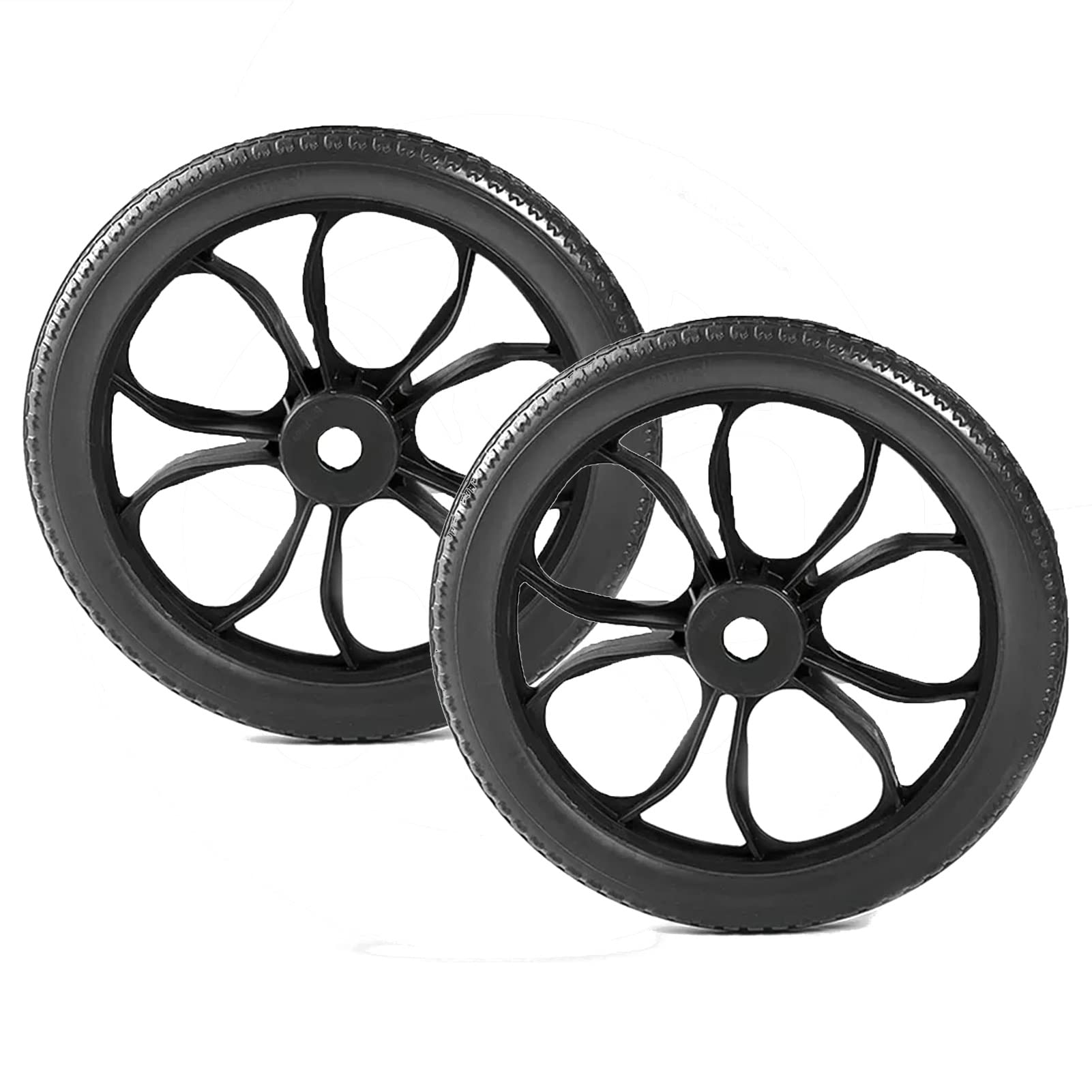 Rollstuhl-Ersatzrad, Rollstuhl-Hinterräder, 14-Zoll-Zubehör für manuelle Rollstühle, Hinterrad-Ersatzrad, Nicht aufblasbares Rad/Schwarz/1 Stück Rollstuhl-Ersatzrad, Rollstuhl-Hinterräder, 14-Zoll-Zubehör für manuelle Rollstühle, Hinterrad-Ersatzrad, Nicht aufblasbares Rad/Schwarz/1 Stück von KHYTEBV