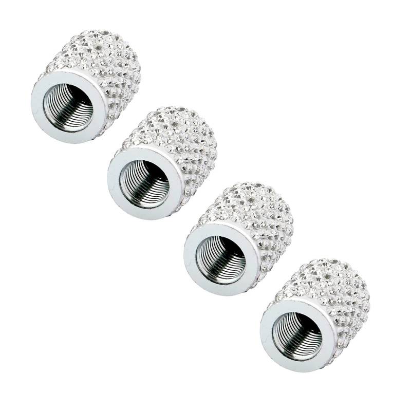 4pcs Strasssteine ​​Reifenkappenventile Abdeckungen Set Allgemeines Twinkle Reifenventil von KHZen