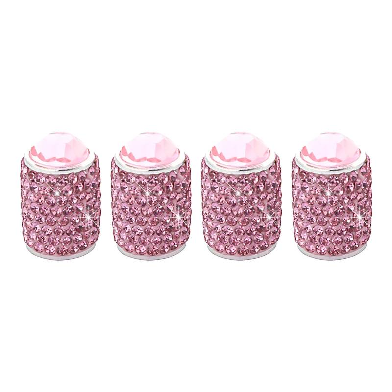 4pcs Strasssteine ​​Reifenkappenventile Abdeckungen Set Allgemeines Twinkle Reifenventil von KHZen