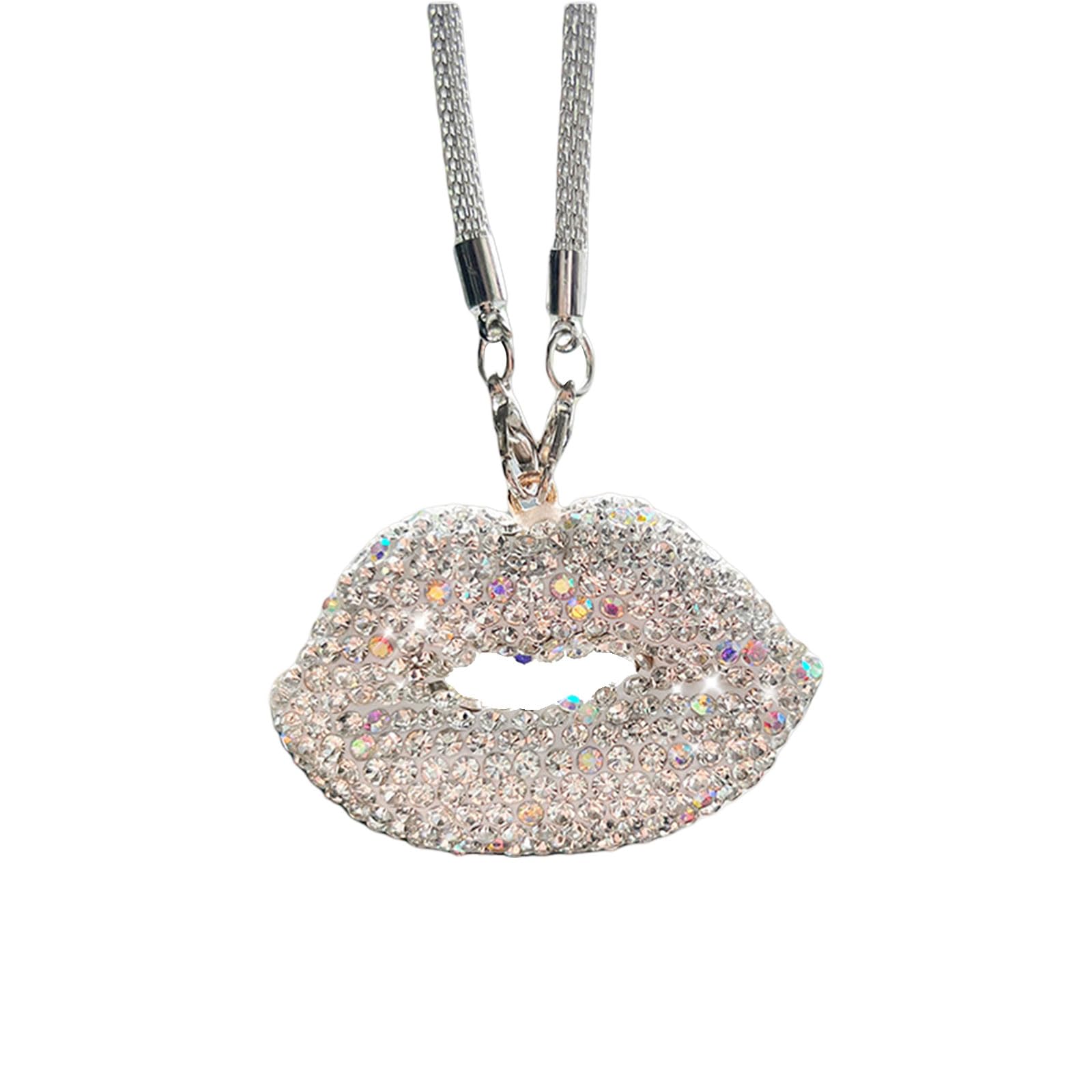 Aufregende Lippenkristallauto Rückblick Gla Ornament Stilvolle Hängende Anhänger Mode Auto Ornament Bunt Für Frauen Aufregende Lippenkristallauto Rückblick Gla Ornament Stilvolle Hängende Anhänger Mode Auto Ornament Bunt Für Frauen von KHZen