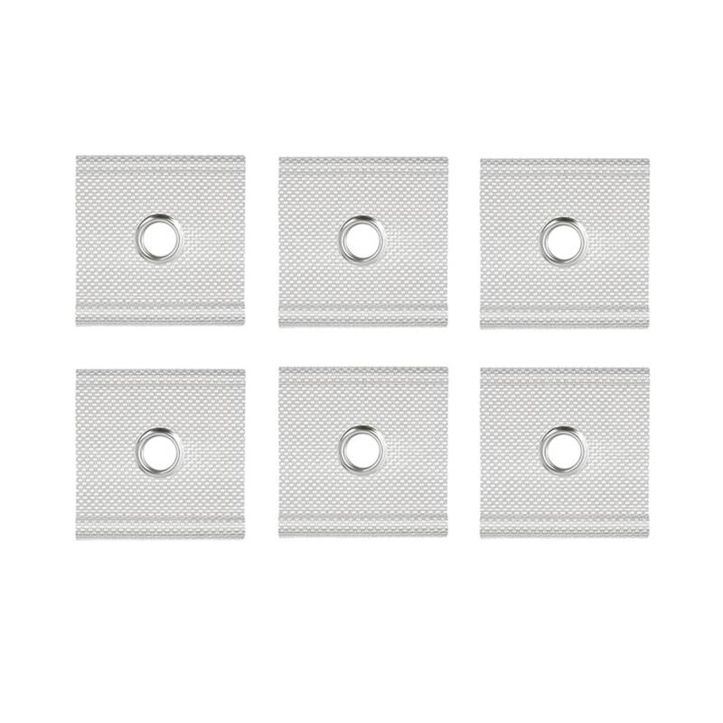 KHZen Wohnmobil Markise Röhrchen Kleiderleitungen Rohrleitungen Streifen Haken Für Caravans Sunshades PVC 5x5 cm Außenfahrzeuggebrauch von KHZen