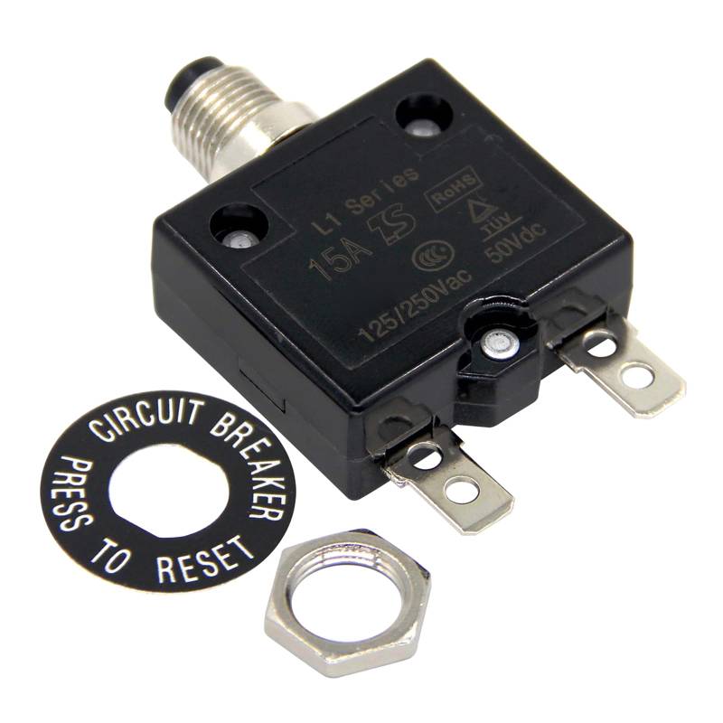 Mehrzweckhandbuch Zurückgesetzt Thermische Schaltkreise Breaker 15amp 125 250 V 50 V Für Elektrofahrzeuge Und Luftkompressoren von KHZen