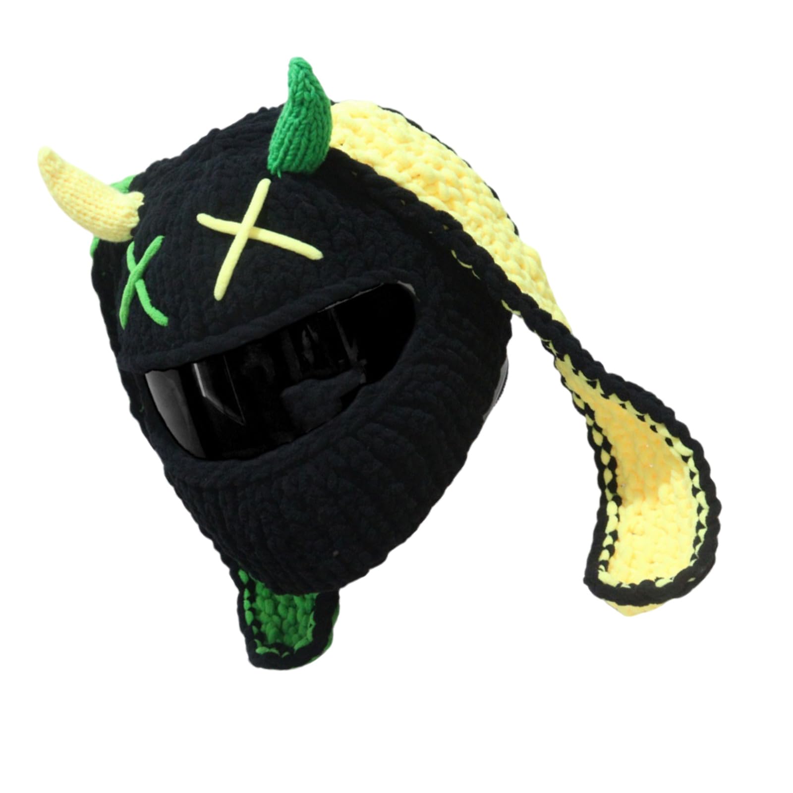 Spaß Kaninchen Ohrmotorradhelme Abdecken Gestrickte Plüsch Full Face Schutzabdeckungen Für Fahrer Motorradausrüstung Spaß Kaninchen Ohrmotorradhelme Abdecken Gestrickte Plüsch Full Face Schutzabdeckungen Für Fahrer Motorradausrüstung von KHZen