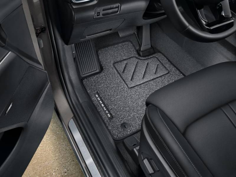 KIA Sorento MQ4 Original Fußmatten-Set, Stoffmatten 4-teilig, Modell P2141ADE00, Schwarz von KIA
