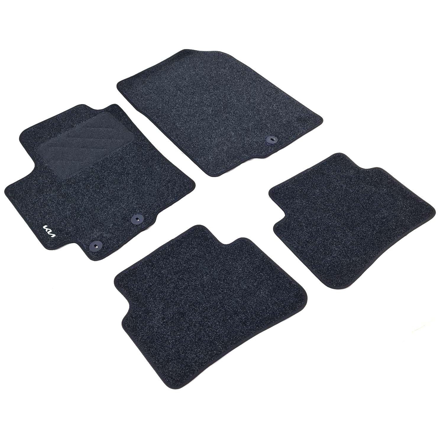 Kia Stonic Fußmatten-Set 4-teilig Original Logo weiß H8141ADE51 Kia Stonic Fußmatten-Set 4-teilig Original Logo weiß H8141ADE51 von Kia