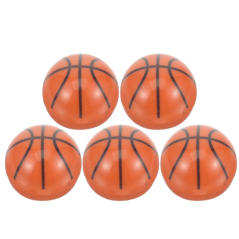 KICHOUSE 5 Stück Basketballventilhut Reifenventilstammkappen geformt Korb Reifenkappe Ventilkappen für Autoreifen Reifenventilkappen kleine Ventilkappen Plastik von KICHOUSE