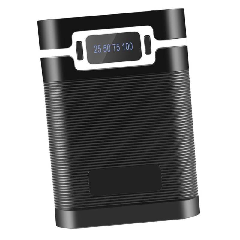 KICHOUSE DIY Powerbank mit Slots Tragbares Akkuladegerät für Batterien Dual USB Ausgang Schnelles Laden für Mobile Geräte für Reisen Outdoor Aktivitäten von KICHOUSE