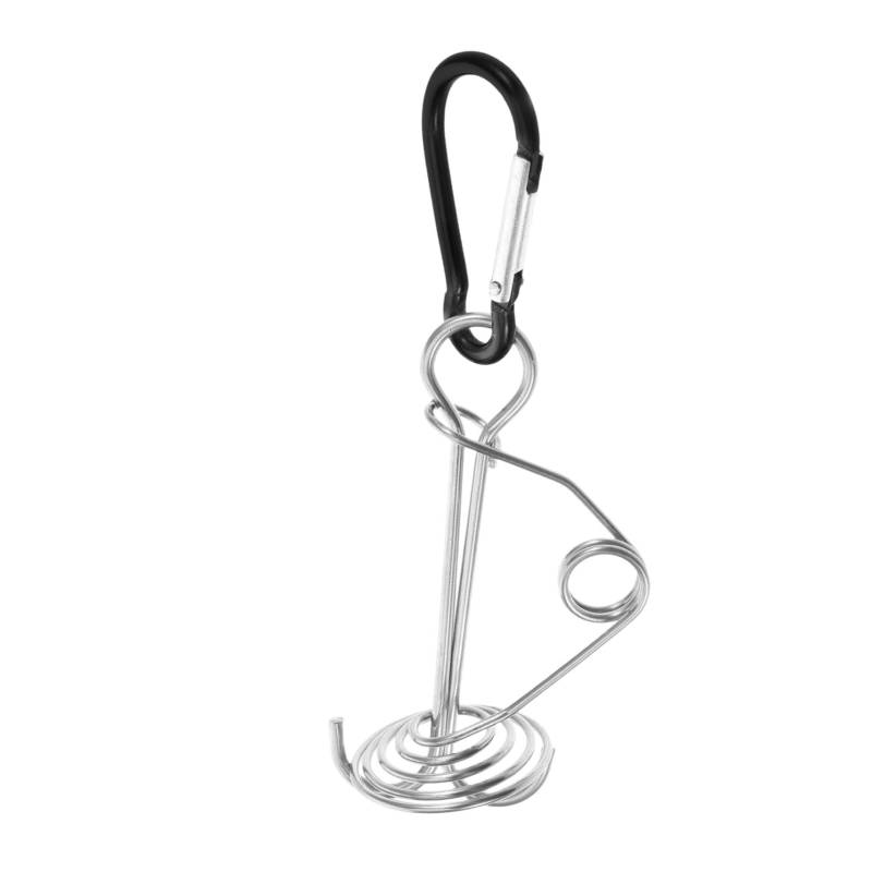 KICHOUSE Zeltnagelzubehör Schnallen für Zeltseile Zeltwindseilschnallen Camping -Zeltzubehör Campingzubehör Frühling Outdoor-Schnalle Zeltspanner Zeltbefestigungsschnallen Metall Schwarz von KICHOUSE