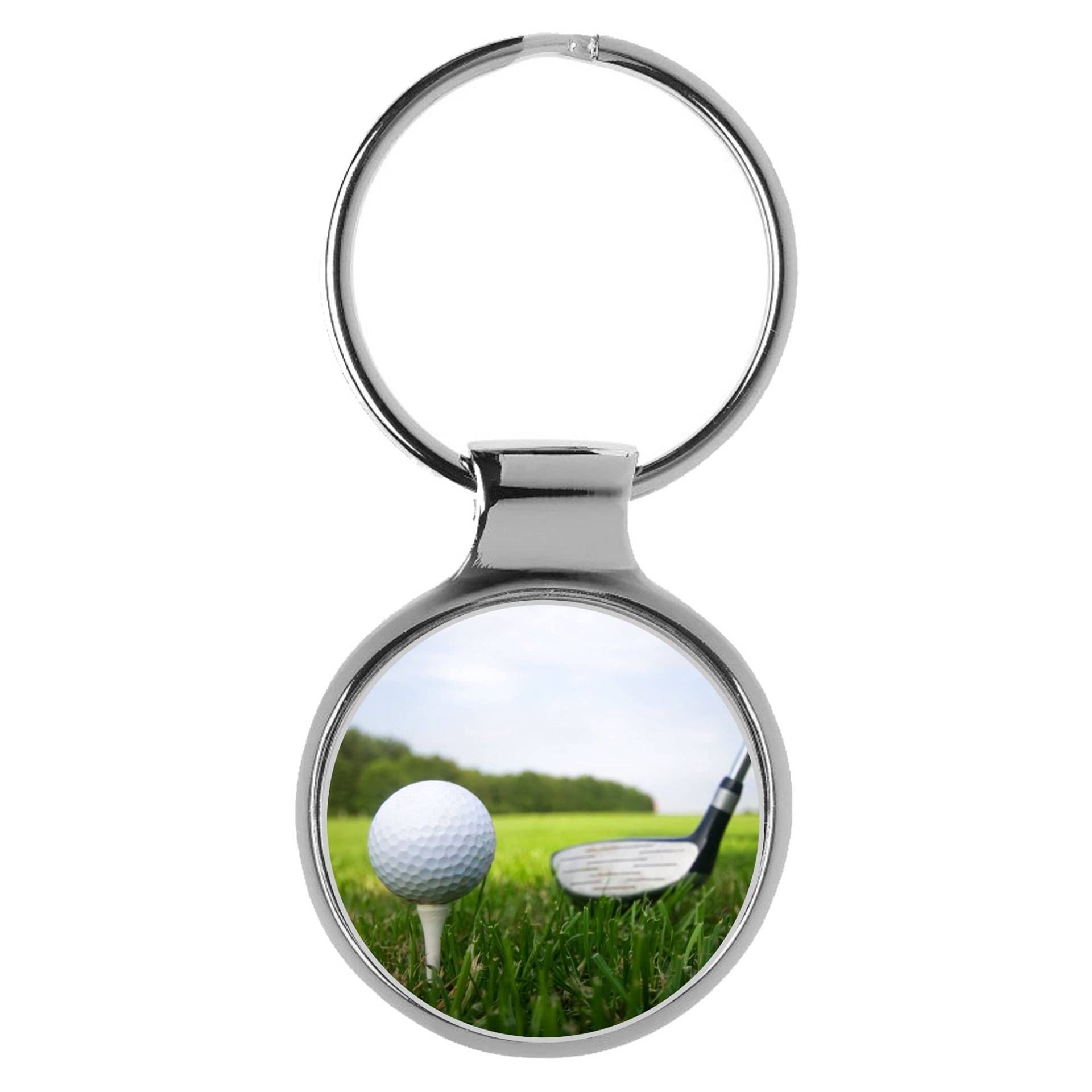 KIESENBERG Golf Golfball Schläger Tees Geschenk 3D Schlüsselanhänger A-9612 von KIESENBERG