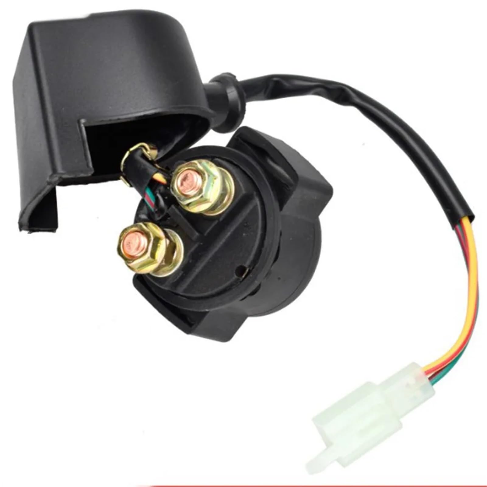 Anlasserrelais 2Pin Starter Relais Magnetventil Mit Abdeckung 1PZ75XO90C Für GY6 50cc 70cc 90cc 110cc 125cc 150cc 200cc 250cc ATV Moped Go-Kart Antrieb Anlasserrelais 2Pin Starter Relais Magnetventil Mit Abdeckung 1PZ75XO90C Für GY6 50cc 70cc 90cc 110cc 125cc 150cc 200cc 250cc ATV Moped Go-Kart Antrieb von KIFWGIH