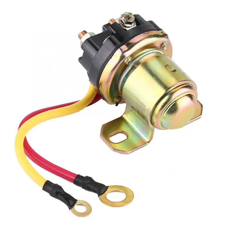 Anlasserrelais Anlasserrelais Elektromagnetisches Anlasserrelais Geeignet Für Alle 12–24 V-Anlasser Aus Aluminium Antrieb von KIFWGIH