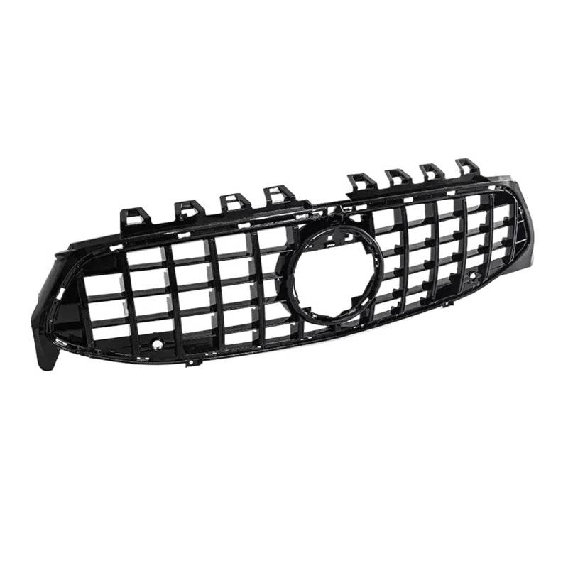Auto Frontgrill Für Benz W118 Für CLA-Klasse CLA180 CLA200 CLA220 CLA250 CLA45 Für AMG Für GT 2020-2024 Obere Stoßstangenhaube Mesh-Frontgrill Kühlergrill(Schwarz) von KIFWGIH