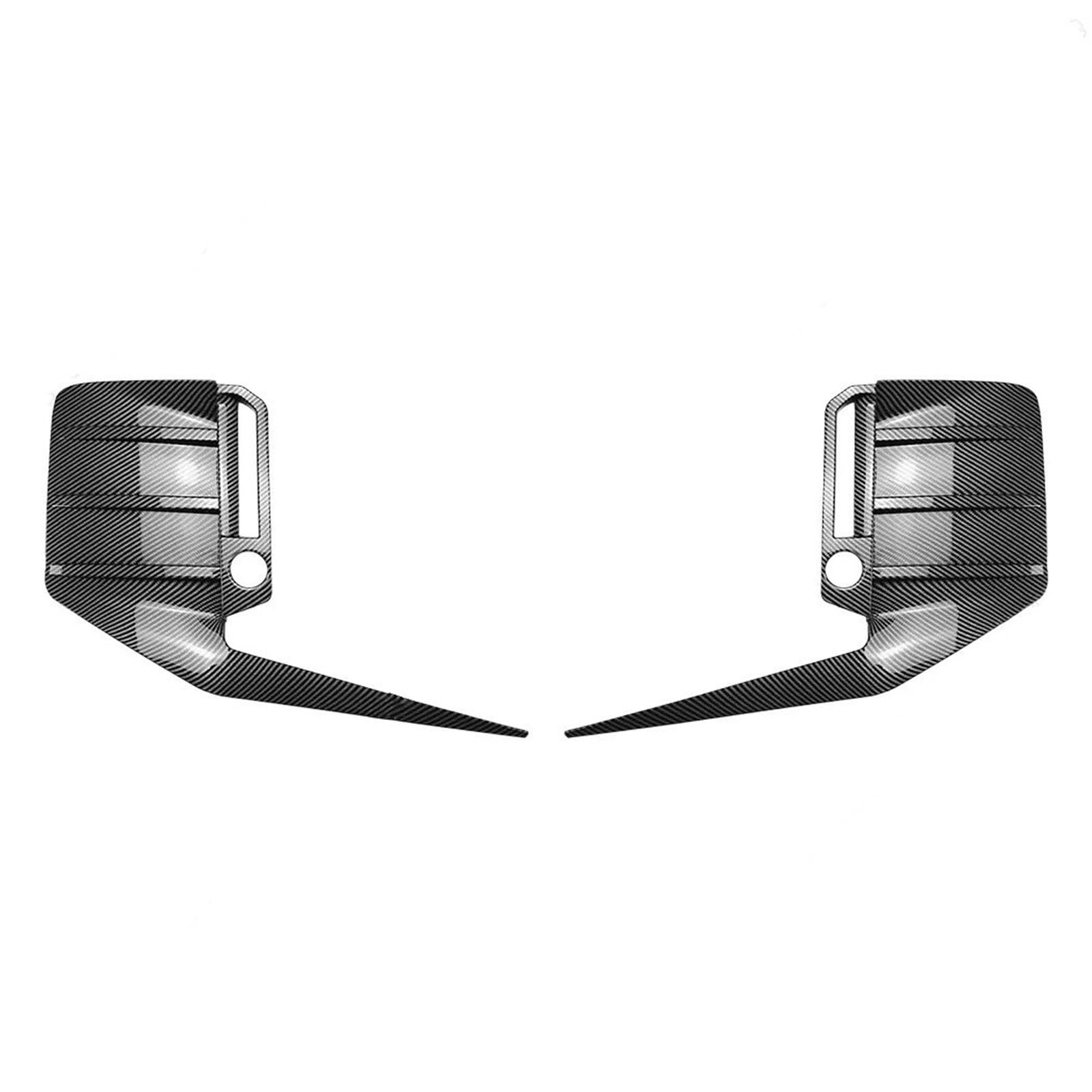 Auto Spoiler Wing Für 2er M2 G87 2023 2024+ Heckstoßstange Seitenspoiler Windflügel Entlüftung Außenverkleidung Modifikation Glanzschwarz MP Style(Carbon Look) von KIFWGIH