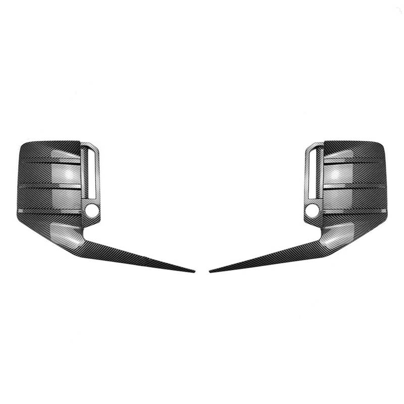 Auto Spoiler Wing Für 2er M2 G87 2023 2024+ Heckstoßstange Seitenspoiler Windflügel Entlüftung Außenverkleidung Modifikation Glanzschwarz MP Style(Carbon Look) von KIFWGIH