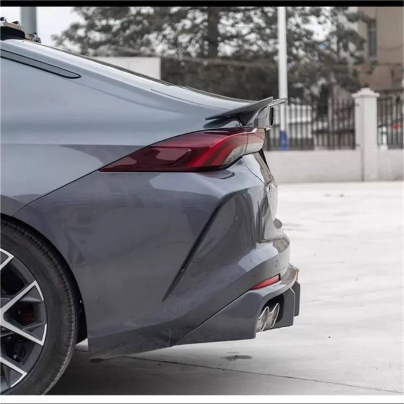 Auto Spoiler Wing Für Dodge Für Haltung 2021 + Auto Styling Heckspoiler Kofferraum Lippe Schwanz Flügel ABS Modifikation Auto Zubehör(Glossy Black TP) von KIFWGIH