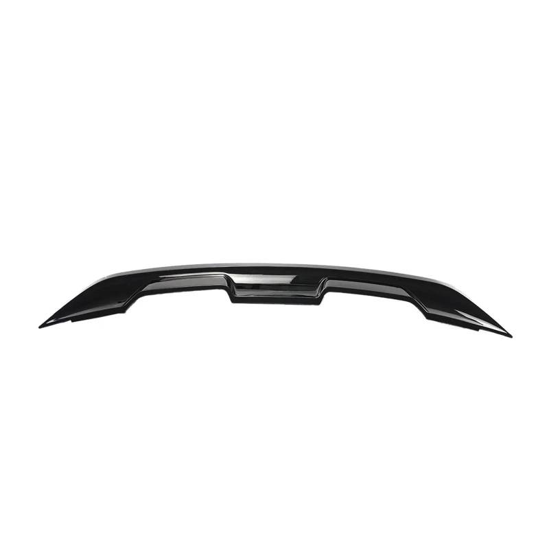 Auto Spoiler Wing Für Ford Für Mustang 2015 2016 2017-2023 GT500 Auto Heckspoiler Flügel Stil Schwanz Flügel Diffusor Trunk Lip Splitter Glänzend Schwarz Carbon Look(Glossy Black) von KIFWGIH